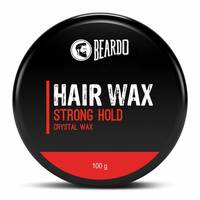 Beardo Stronghold Hair Wax For Men,Crystal Hair Wax with Aloe Vera & Castor Oil | Hair Wax Men | Hair Styling Wax for Glossy Finish & Shine | Strong Hold Hair Wax

