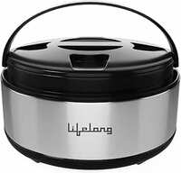 Lifelong 2.7 Litre Stainless Steel Insulated Casserole  (Silver) 