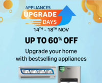 Appliances upgrade days up to 60% off + Bank offers (14-18 nov)