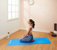 Amazon Brand - Symactive 4mm Anti-Skid Lightweight Sweat/Dirt Proof EVA Yoga Mat for Gym & Outdoor