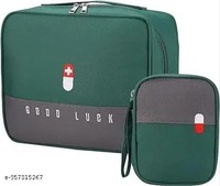 YAMUNA MART (2Pcs) First Aid Bag, Waterproof Medical Bag, 2 Size Travel Medicine Bag