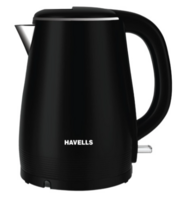 Havells Altro Black 1250 W Cool-Touch Body Double Wall SS Tank Electric Kettle-1.5L