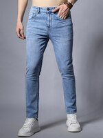 High Star Men Stretchable Jeans Straight Fit Clean Look