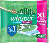 Whisper Ultra Hygiene+Comfort XL Heavy Flow Sanitary Pad