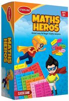 Toyzmania Maths Heros Board Game | Gift Set for Birthday | 3+Year | Calculative Board Game for Kids | N Nos,20 Piece Puzzle