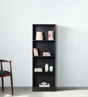 Hayao 4 Tier Book Shelf in Wenge Finish