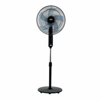 USHA - Cyclotron 400mm 5 Blade Pedestal Fan (Black)