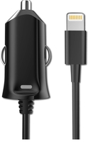Portable Car Charger with Attached Cable for iOS Devices