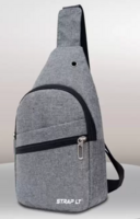  LOOT: Straplt  Grey Men & Women Sling Bag