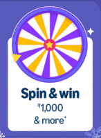 Spin and Win ₹1000 and more*