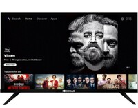 Kodak 126 cm (50 inches) Bezel-Less Design Series 4K Ultra HD Smart Android LED TV 50UHDX7XPROBL (Black)