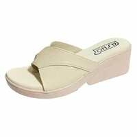 Case Buffalo Women Fashionable Comfort Wedge Heel Slip-on Sandal For Women & Girls 