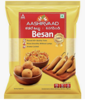 Fresh Aashirvaad Chana Dal Besan 1kg and other items upto 75% off [location specific]