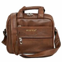 Storite : 8 Inch One Side Shoulder Bag (25 cm x 11 cm x 20 cm, Coffee Brown)