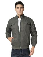 Ico Blue Stor Men's Solid Regular Jacket