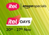 Amazon - itel Days | 20-27 Nov | Upto 50% off + Bank offers