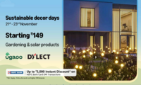 Sustainable Decor Days- Upto 50% off + Buy any 2 get extra 3% off; Buy any 3 get extra 5% off