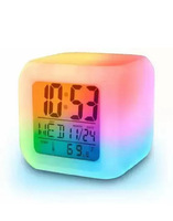 Kadio Digital White Clock