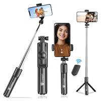 Bluetooth Extendable Selfie Sticks with Wireless Remote and Tripod Stand @269