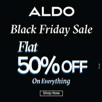 ALDO Black Friday Sale -Flat 50% OFF on Sitewide (26th Nov-3rd Dec) 
