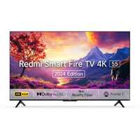 Redmi 138 cm (55 inch) F Series UHD 4K Smart LED Fire TV L55MA-FVIN (Black)