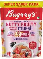 Bagrry's crunchy nutty fruity seeds berries muesli- 1 kg