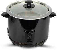 Solara Automatic Electrical Rice Cooker 1Ltr, Cooker with Food Steamer & Rinse Basket, Electric Rice Cooker