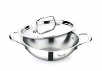 Triply Stainless Steel Kadai