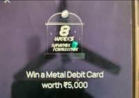 Win a Metal Debit Card Worth rs 5000 & rs 200 Amazon Voucher 