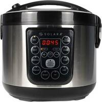 Solara SOL-RIC-201 Rice Cooker, Electric Pressure Cooker (4 L, Stainless Steel)