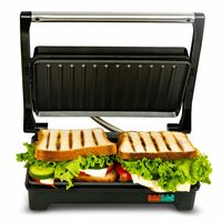 SOLARA - Grilled Sandwich Maker and Toaster (Black)