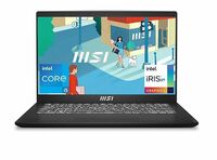 MSI Modern 14, Intel 13th Gen. i5-1335U, 36CM FHD 60Hz Laptop (8GB/512GB NVMe SSD/Windows 11 Home/Iris Xe Graphics/Classic Black/1.4Kg), C13M-437IN