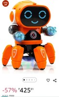 Niku Bot Robot Toy for Kids, Baby, Boys and Girls | Colorful Lights and Music | All Direction Movement Dancing Robot Toys | Multicolor | Best Birthday Gift