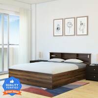 Flipkart Perfect Homes Opus Engineered Wood King Box Bed 
