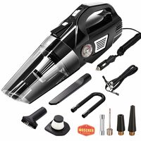 Woscherr 578 2in1 Tyre Inflator for Car & Car Vacuum Cleaner, DC12V [Apply Coupon]