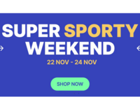 Super Sporty Weekend: Upto 60% off