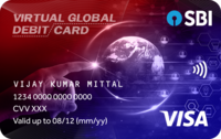 Charges for SBI VIRTUAL DEBIT CARD 
