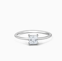 GIVA : Silver Cubic Beauty Ring 