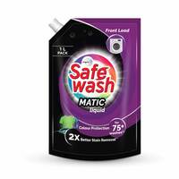 Safewash Front Load Matic 1L Premium Liquid Detergent with Colour-Protect Technology