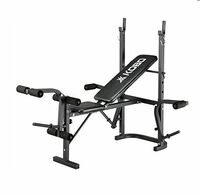 Kobo Exercise Weight Lifting Imported Home Gym Foldable Multipurpose Flat Incline Fitness Bench, 180 Kg
