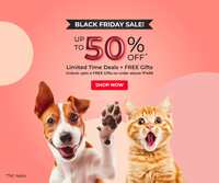 Petsy Black Friday Sale-Up to 50% Off + Free Gifts on Orders above Rs.1499