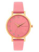 French Connection Analog Women's Watch (Dial Colored Strap)