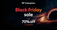 Tradingview Black Friday sale Upto 70% off on Annual Plans 