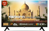 Karbonn 109 cm (43 inches) Karnival Series 4K Ultra HD Smart Android IPS LED TV KJS43ASUHD (Black)
