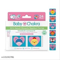 BabyChakra 100% Natural Mosquito Repellent Patches(24 patches)