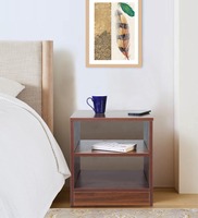 Den Bedside Table In Columbian Walnut Finish