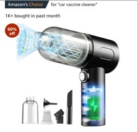 DADLM® 3 in 1 Portable Car Vacuum Cleaner with Blower | USB Rechargeable Wireless Handheld Car Vacuum Cleaner Traveling,Camping Reusable, Portable,Rechargeable (Vacuum with Blower) (1) 