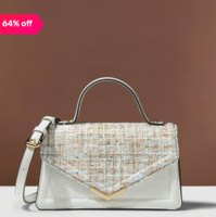 Accessorize London White Solid Handbag