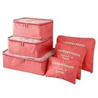 Cockatoo Horizon 6 Pc Travel Storage Bag,Travel Organizer Bags for Luggage,Material: Oxford Cloth