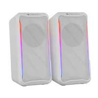 ZEBRONICS Igloo 2, 2.0 USB Computer Speakers, 10 Watts, RGB LED, USB Powered, AUX